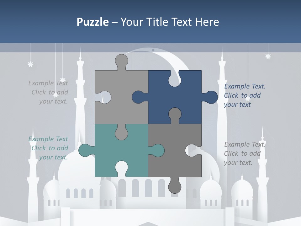 Ramadan Kareem Star Vector PowerPoint Template