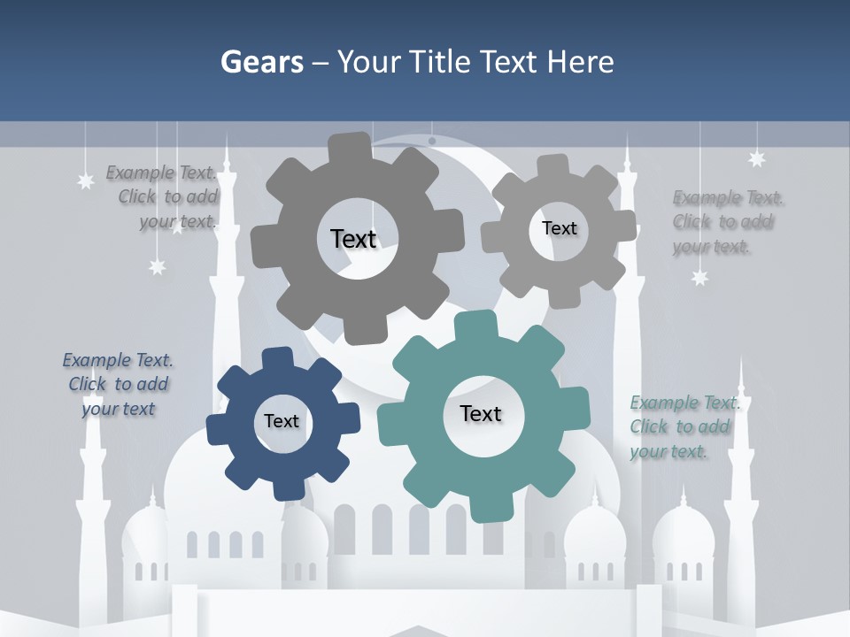 Ramadan Kareem Star Vector PowerPoint Template