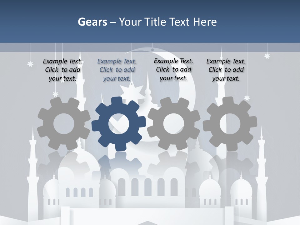 Ramadan Kareem Star Vector PowerPoint Template