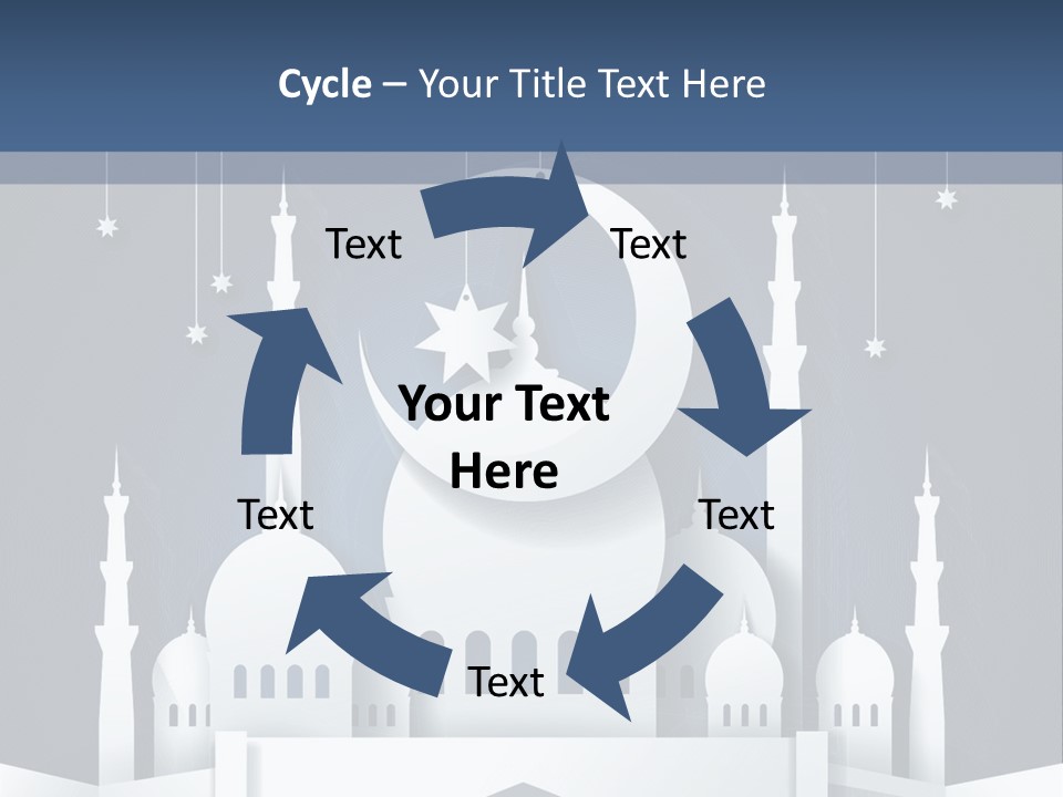 Ramadan Kareem Star Vector PowerPoint Template