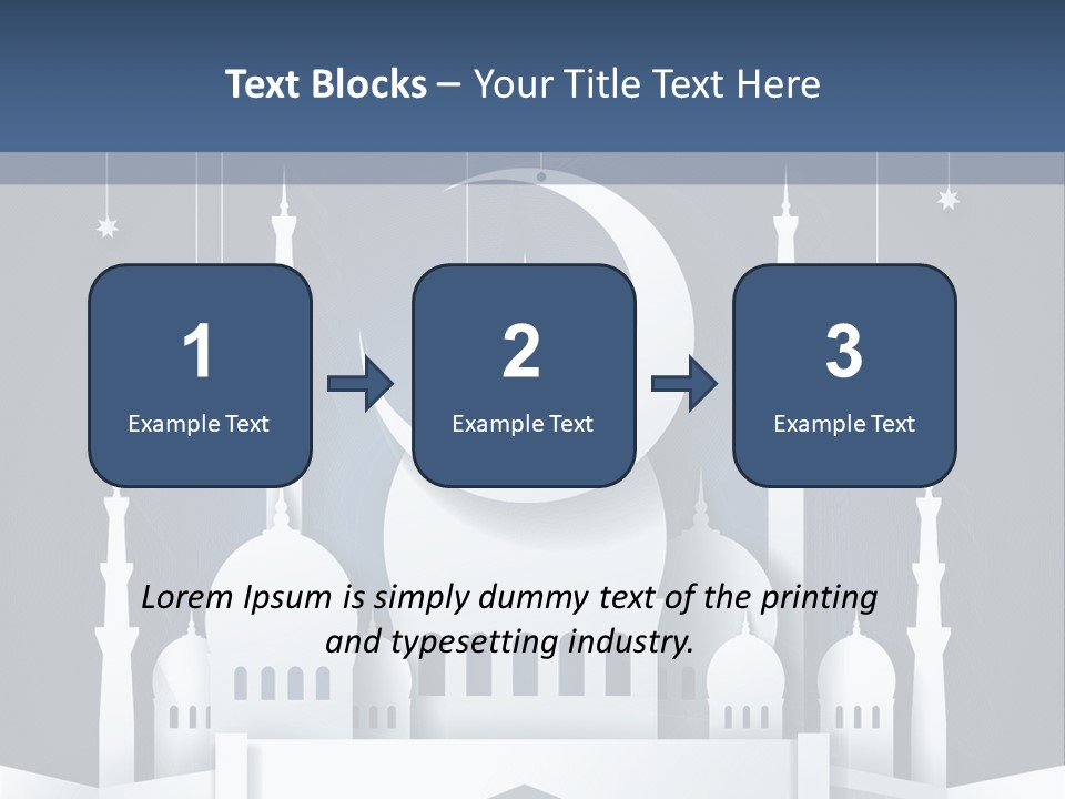 Ramadan Kareem Star Vector PowerPoint Template