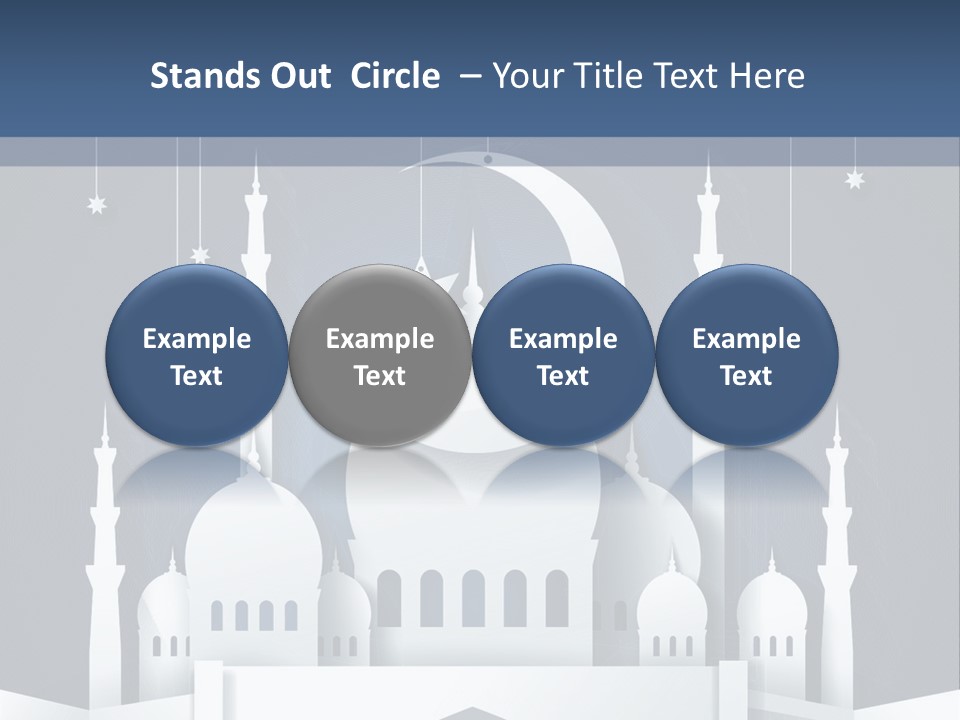 Ramadan Kareem Star Vector PowerPoint Template