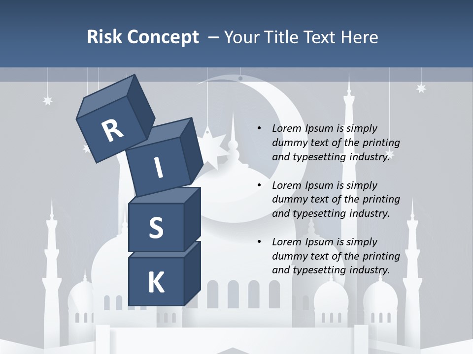 Ramadan Kareem Star Vector PowerPoint Template