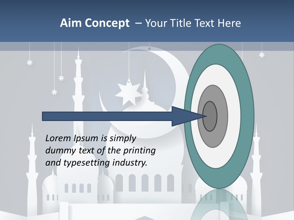 Ramadan Kareem Star Vector PowerPoint Template