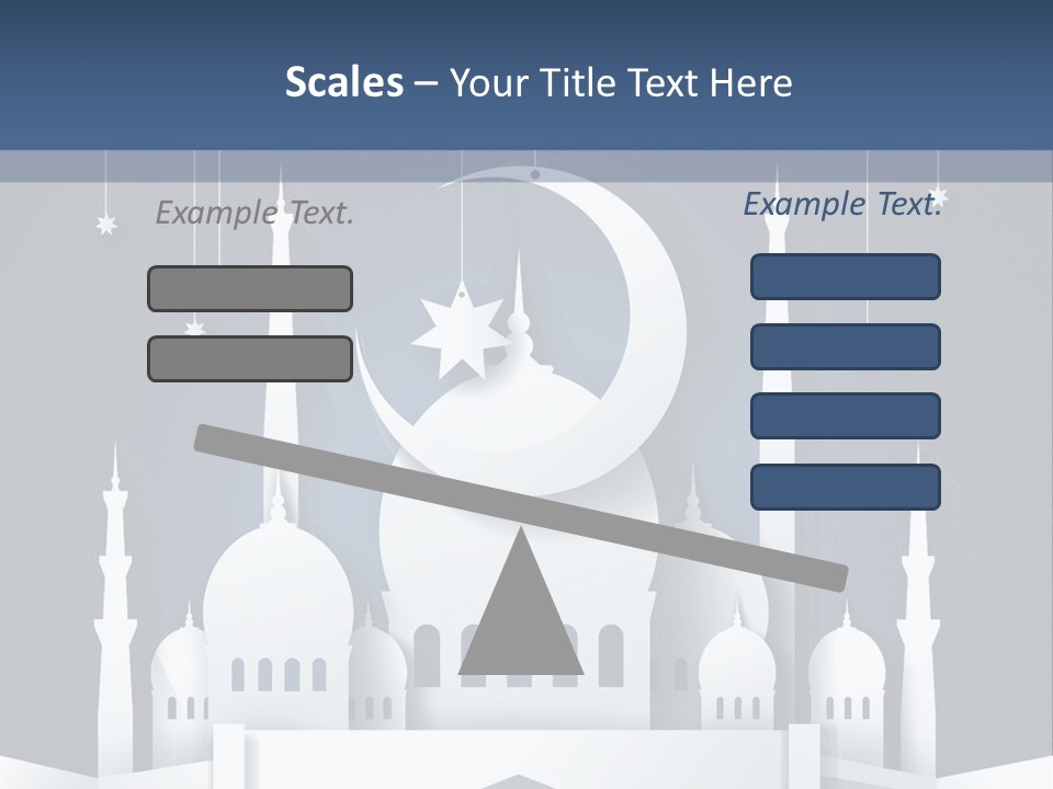 Ramadan Kareem Star Vector PowerPoint Template