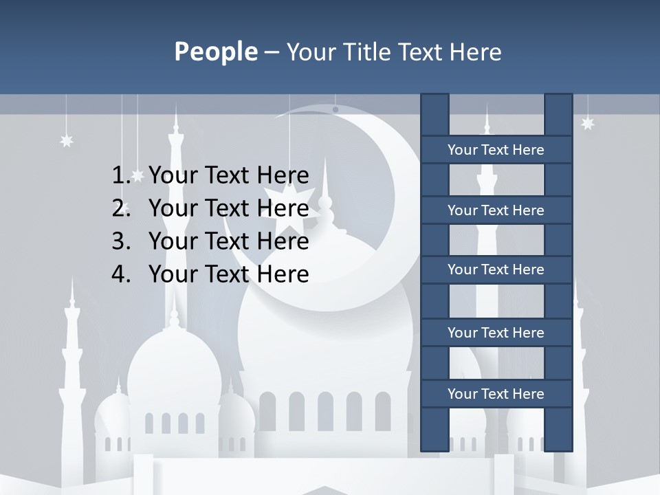 Ramadan Kareem Star Vector PowerPoint Template