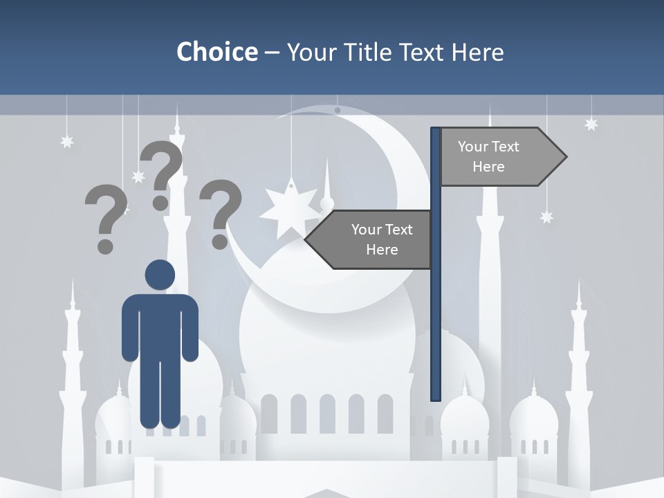 Ramadan Kareem Star Vector PowerPoint Template