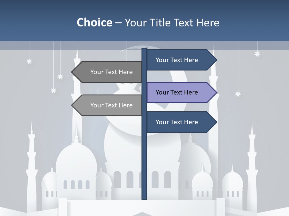 Ramadan Kareem Star Vector PowerPoint Template
