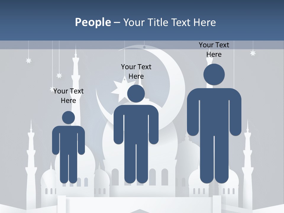 Ramadan Kareem Star Vector PowerPoint Template