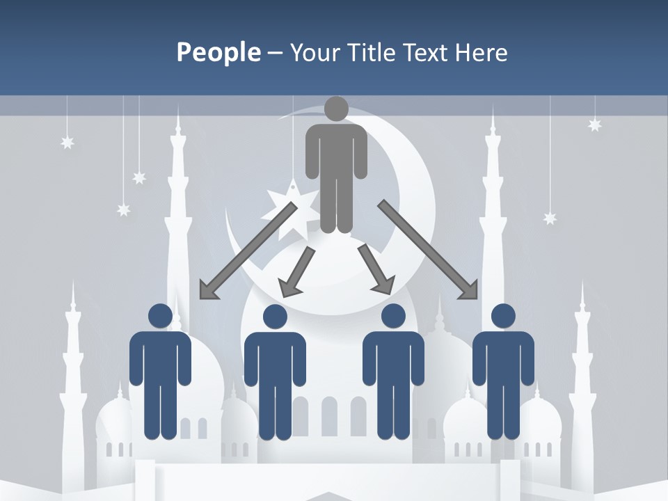 Ramadan Kareem Star Vector PowerPoint Template