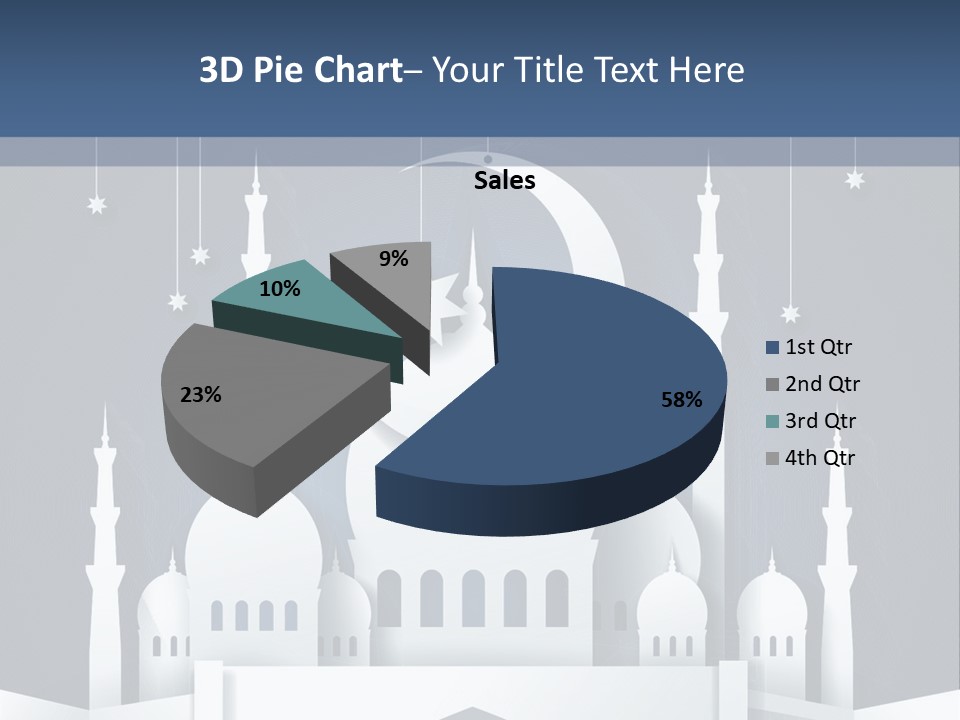 Ramadan Kareem Star Vector PowerPoint Template