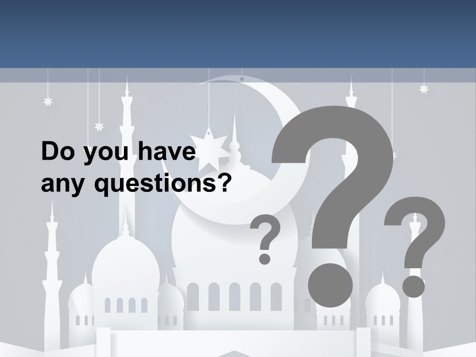 Ramadan Kareem Star Vector PowerPoint Template