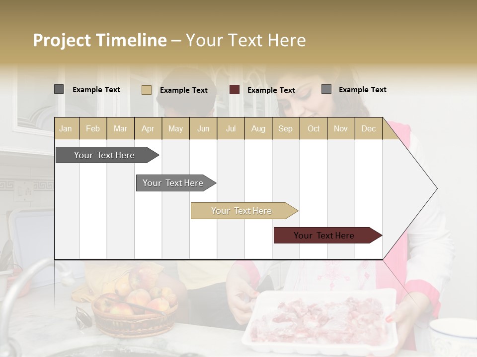 Muslim Family Muslim Girl Homely PowerPoint Template