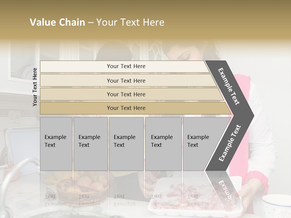 Muslim Family Muslim Girl Homely PowerPoint Template