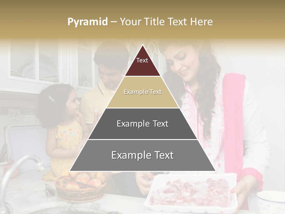 Muslim Family Muslim Girl Homely PowerPoint Template