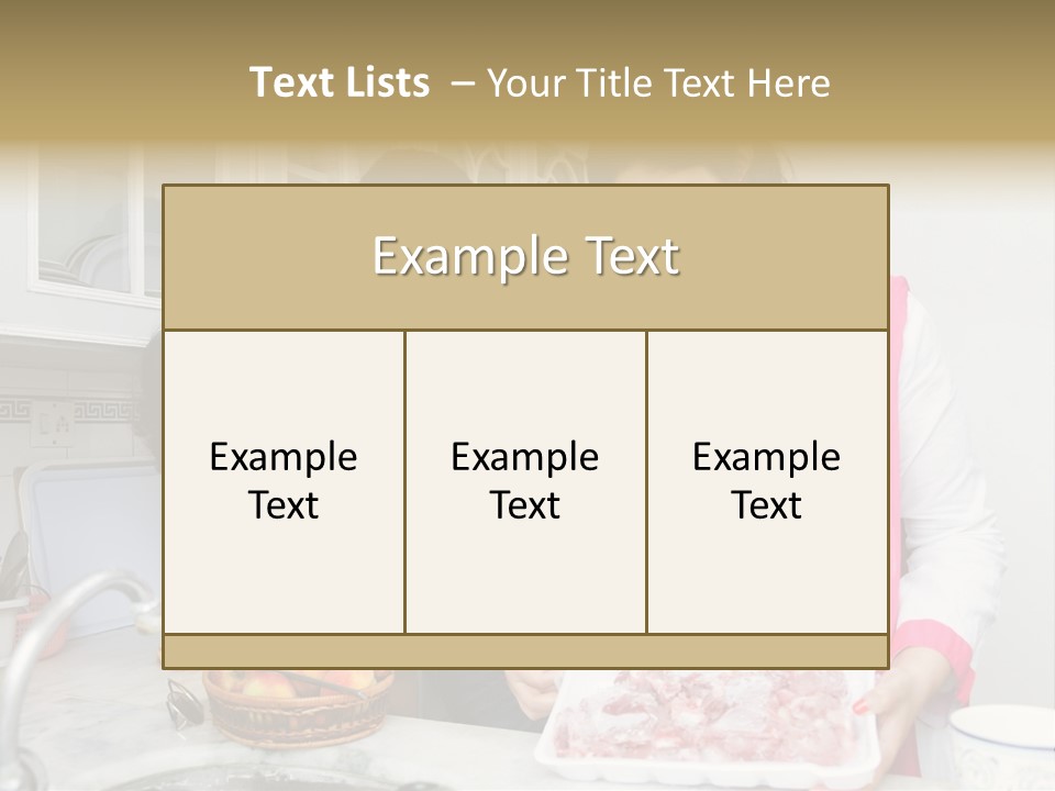 Muslim Family Muslim Girl Homely PowerPoint Template