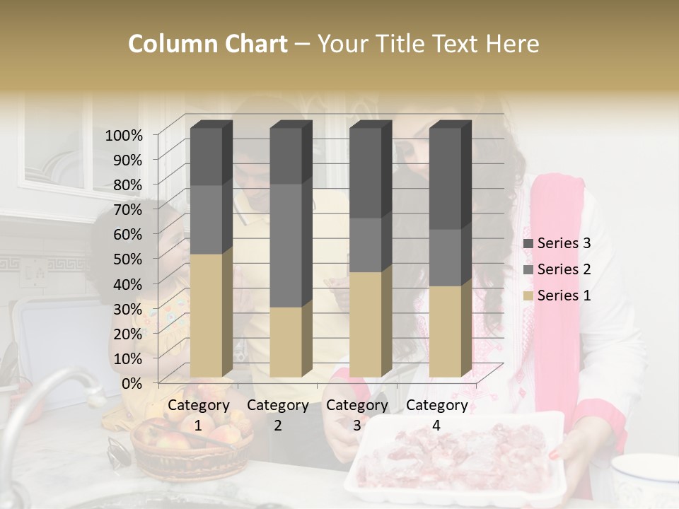 Muslim Family Muslim Girl Homely PowerPoint Template