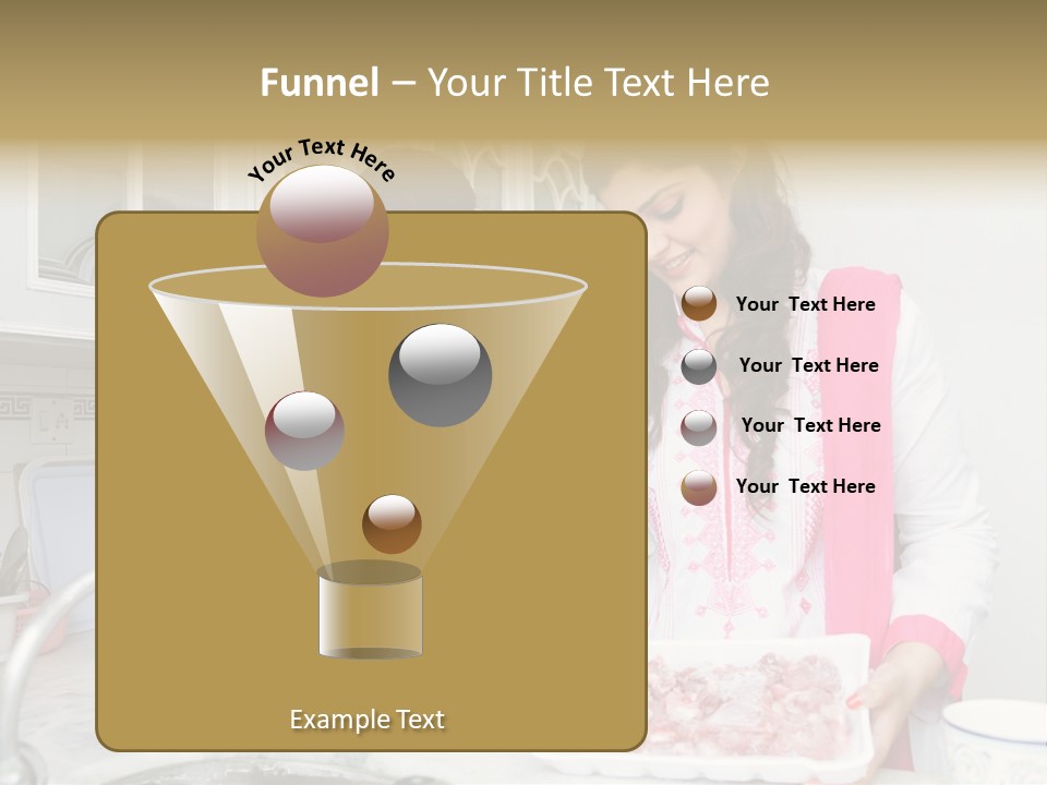 Muslim Family Muslim Girl Homely PowerPoint Template