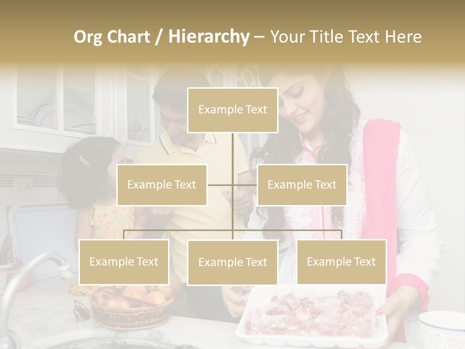 Muslim Family Muslim Girl Homely PowerPoint Template