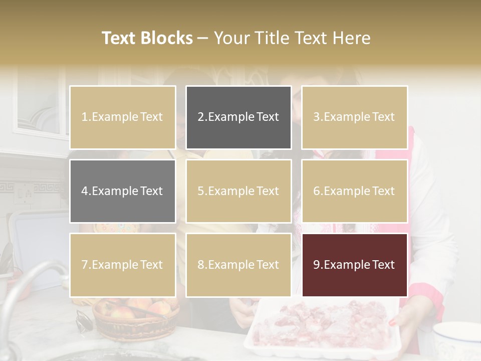 Muslim Family Muslim Girl Homely PowerPoint Template