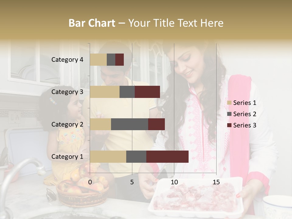 Muslim Family Muslim Girl Homely PowerPoint Template