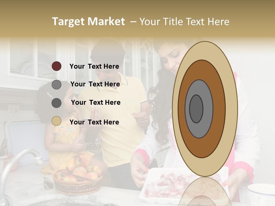 Muslim Family Muslim Girl Homely PowerPoint Template