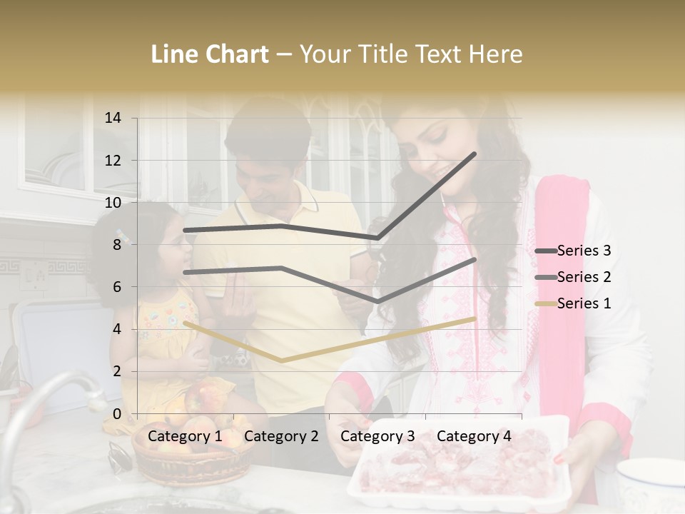 Muslim Family Muslim Girl Homely PowerPoint Template