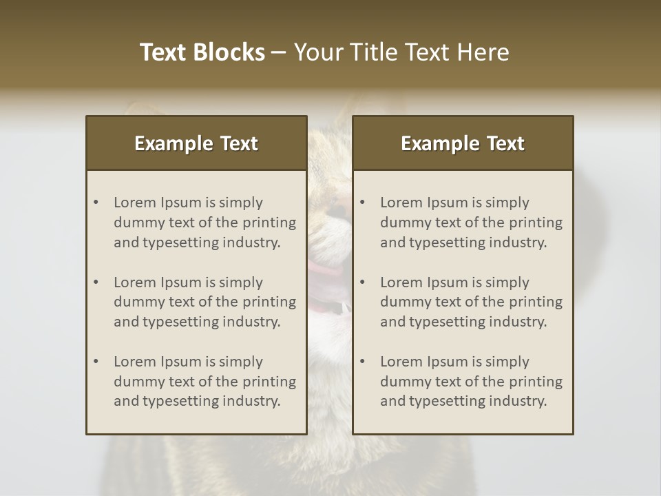 Friendly Lick Friendship PowerPoint Template