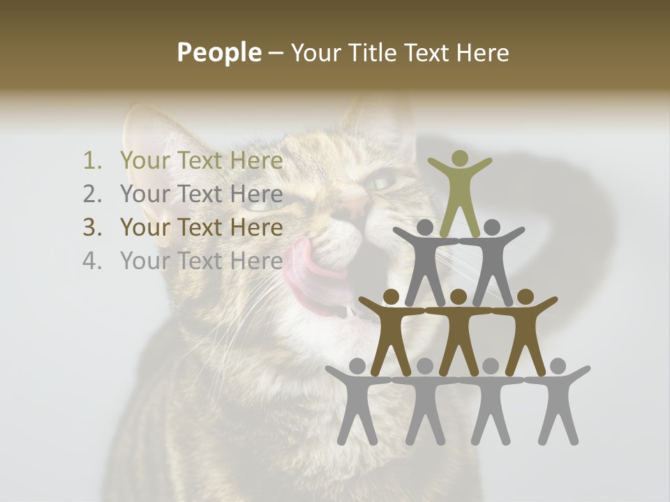 Friendly Lick Friendship PowerPoint Template