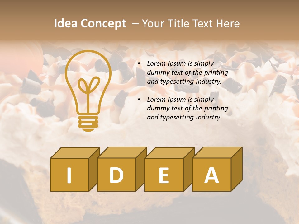 Dishware Kitchenware Food PowerPoint Template