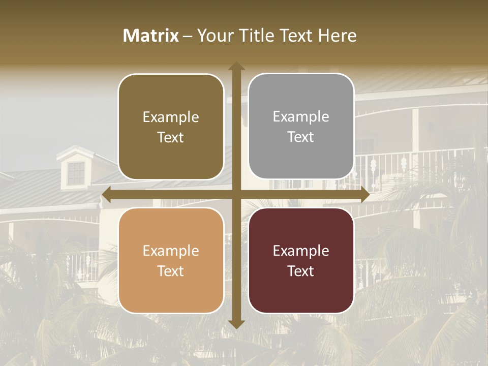 Building Florida Keys December PowerPoint Template