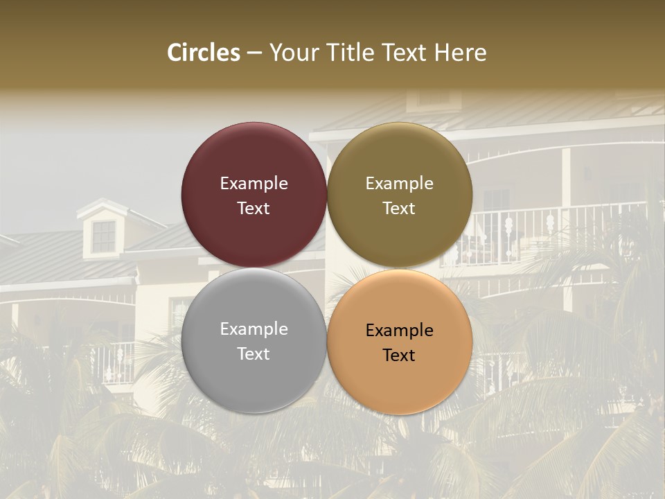 Building Florida Keys December PowerPoint Template