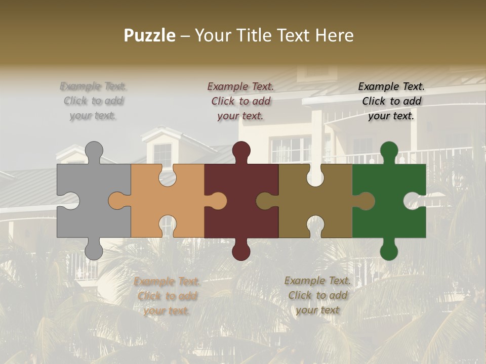 Building Florida Keys December PowerPoint Template