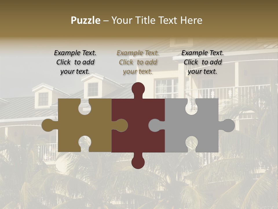 Building Florida Keys December PowerPoint Template