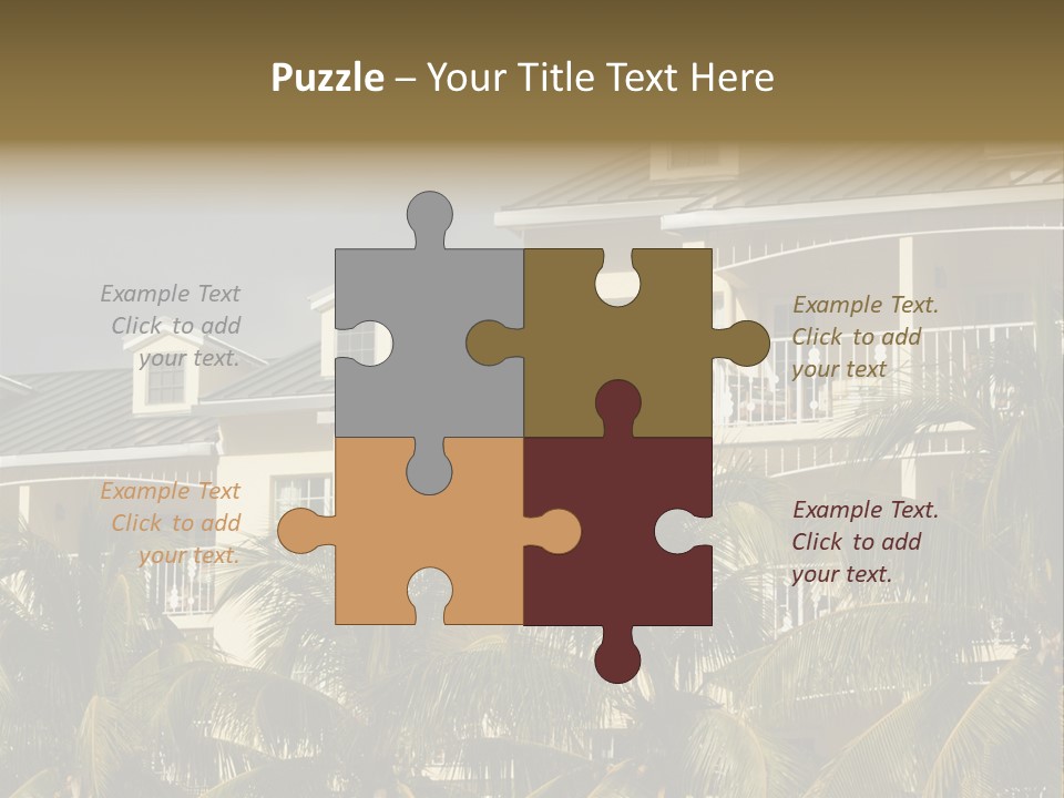 Building Florida Keys December PowerPoint Template