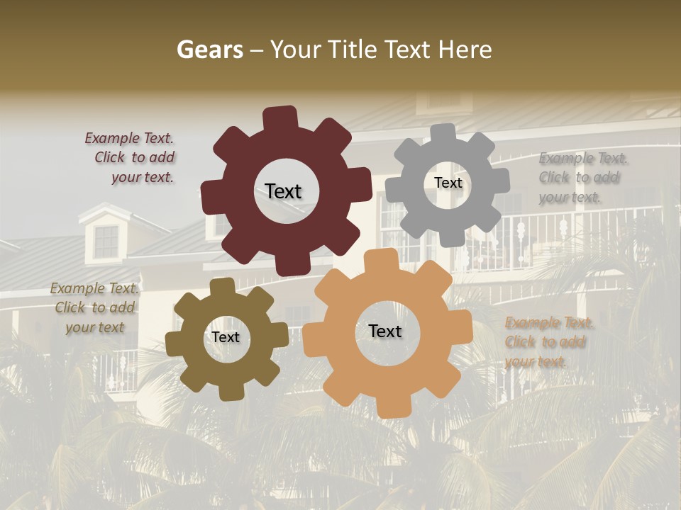 Building Florida Keys December PowerPoint Template