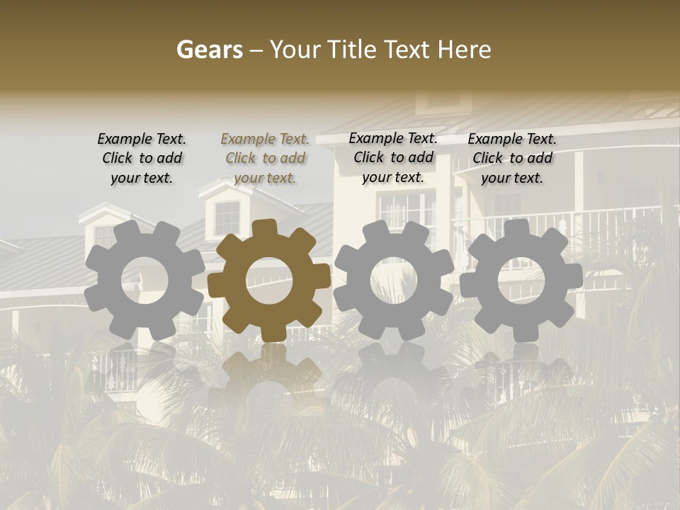 Building Florida Keys December PowerPoint Template