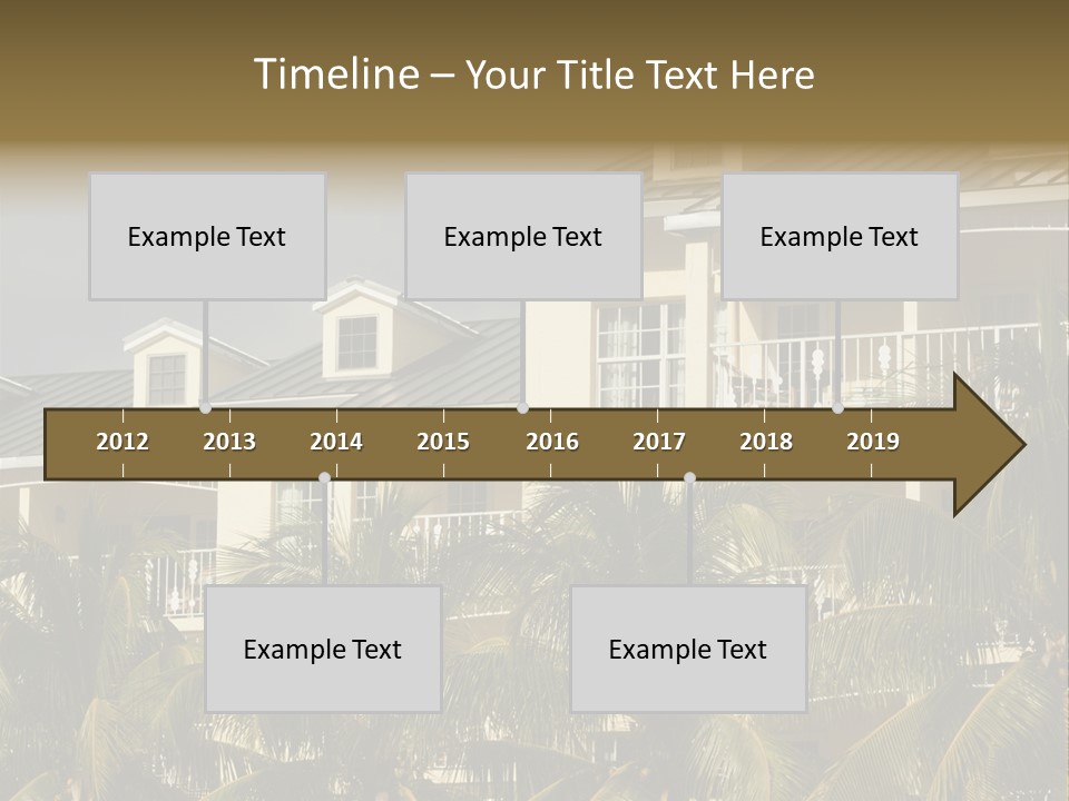 Building Florida Keys December PowerPoint Template