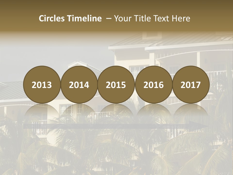 Building Florida Keys December PowerPoint Template