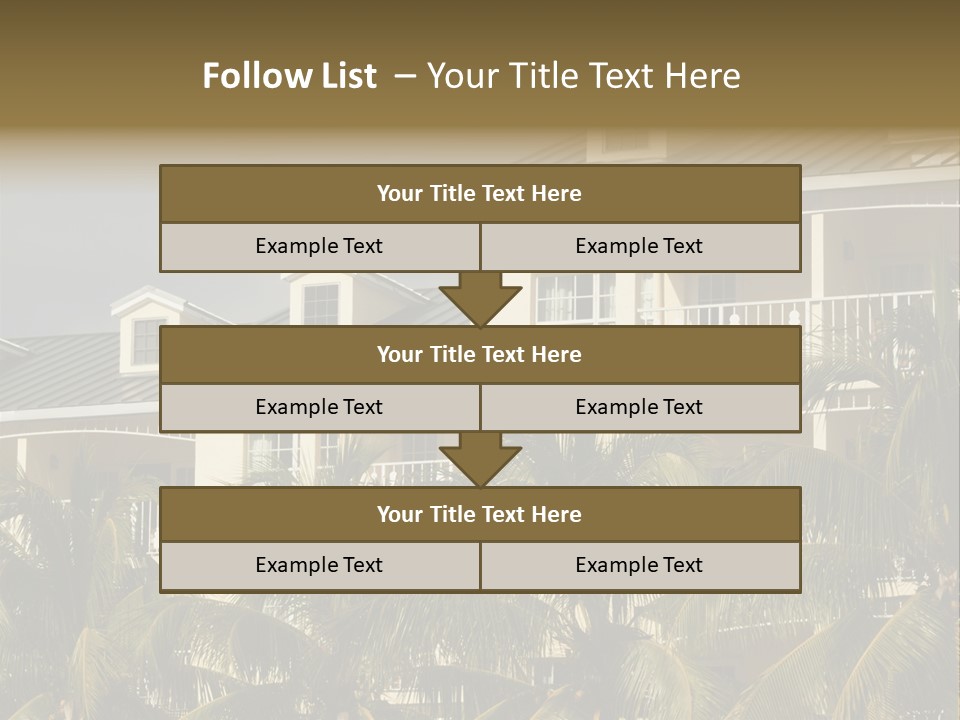 Building Florida Keys December PowerPoint Template