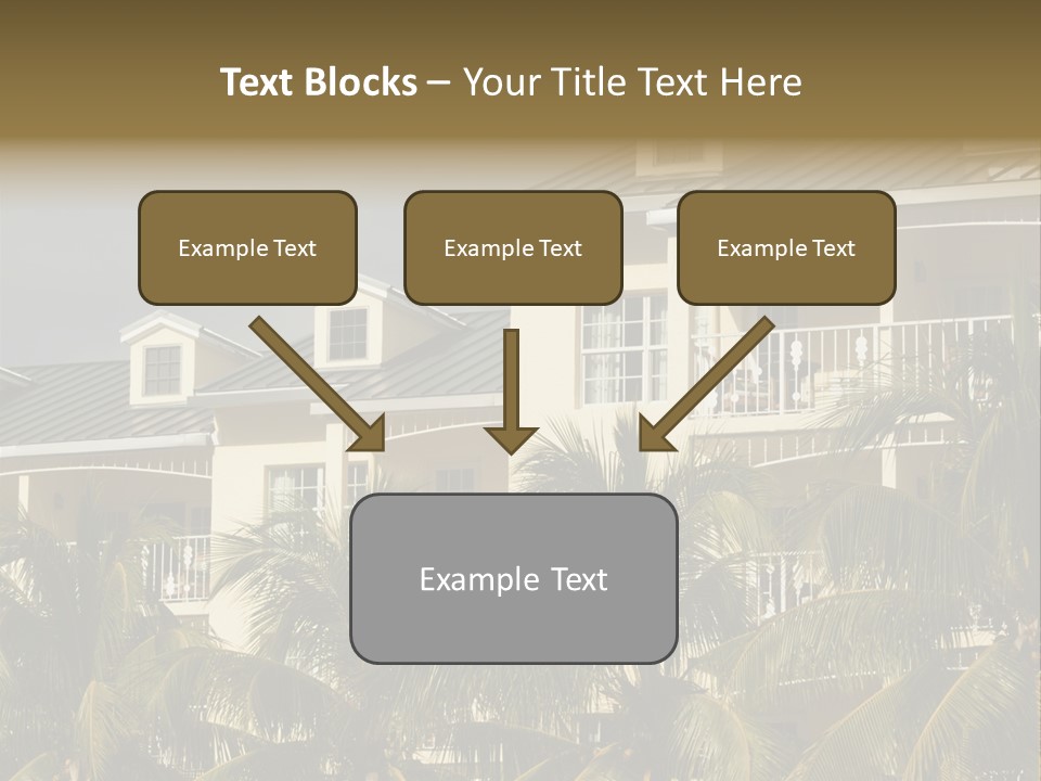 Building Florida Keys December PowerPoint Template