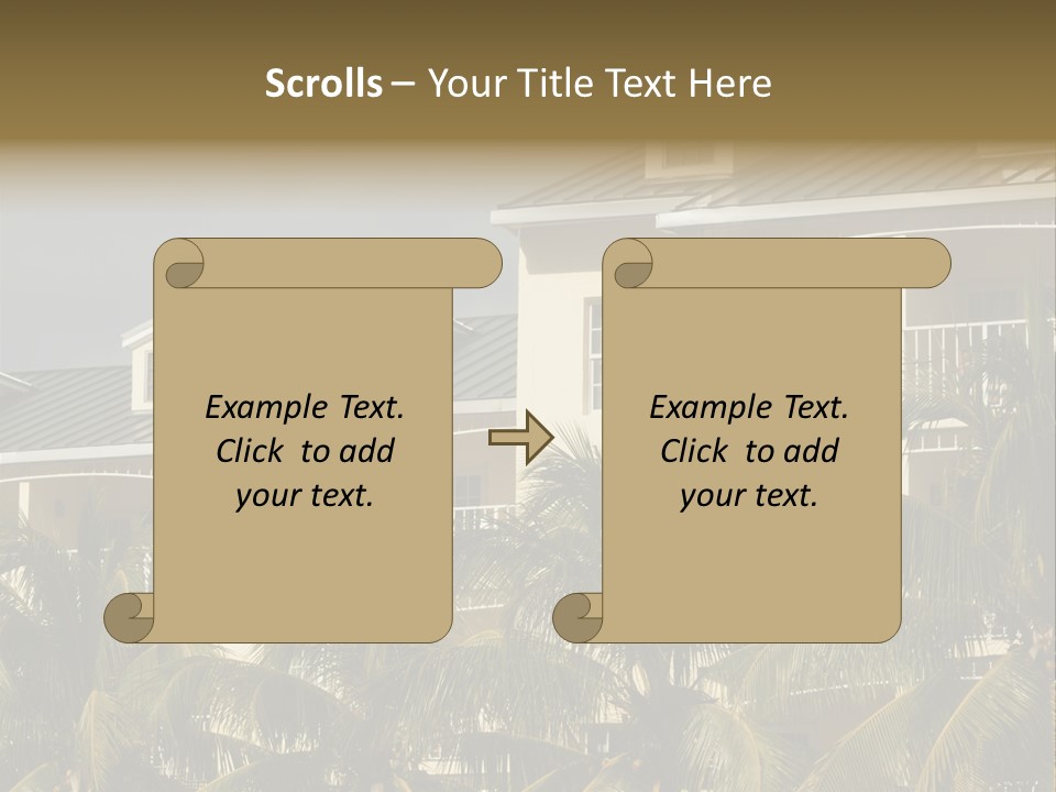 Building Florida Keys December PowerPoint Template