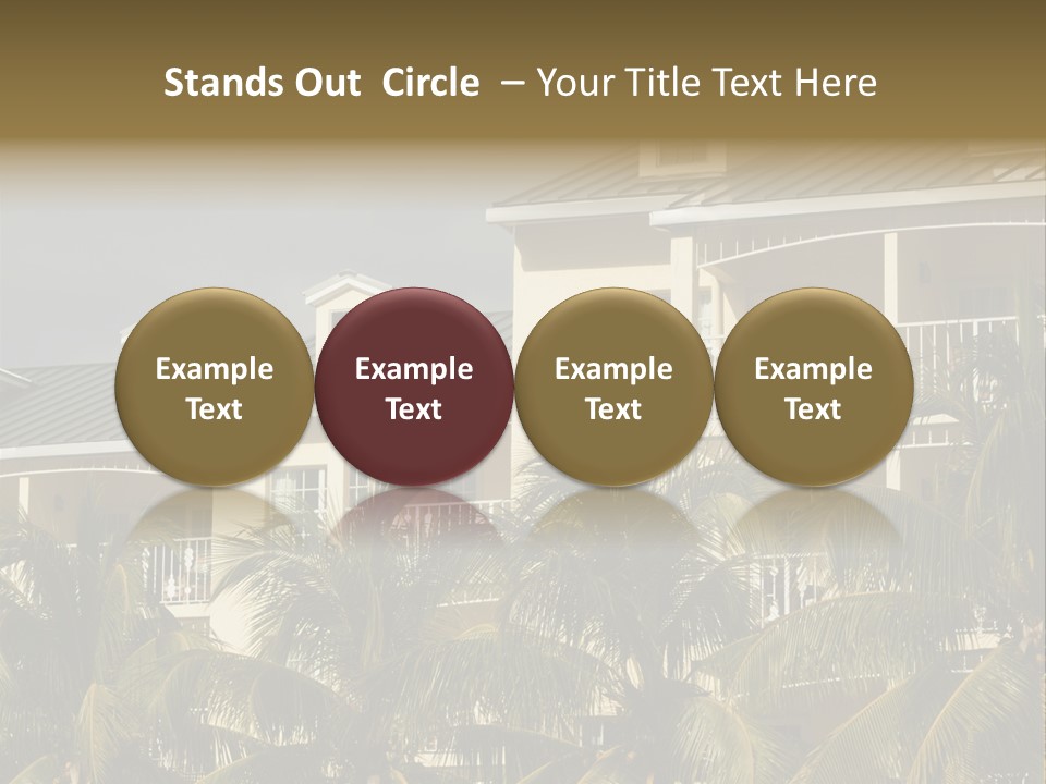 Building Florida Keys December PowerPoint Template