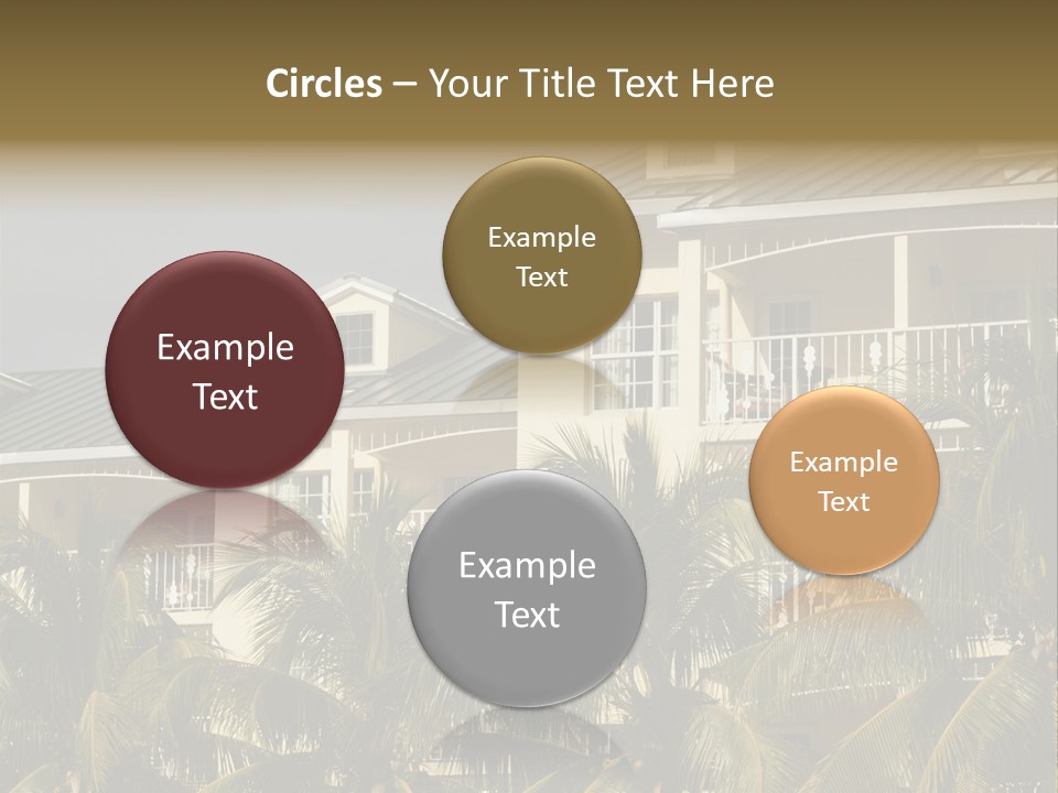 Building Florida Keys December PowerPoint Template