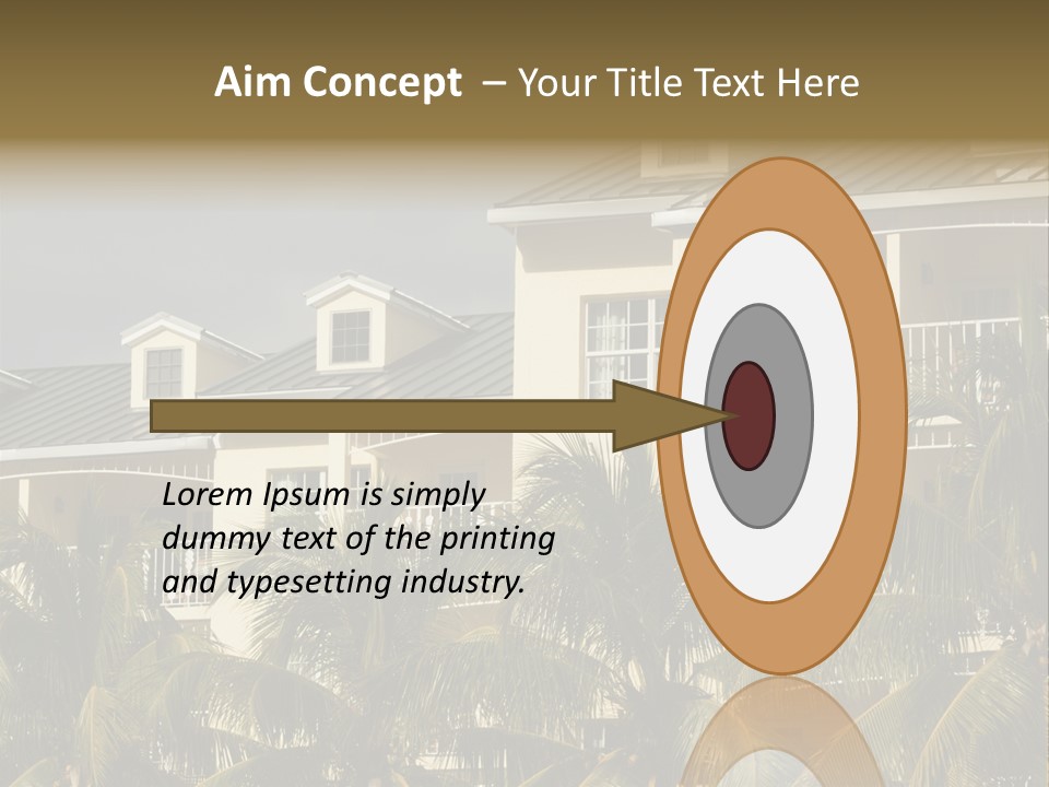 Building Florida Keys December PowerPoint Template