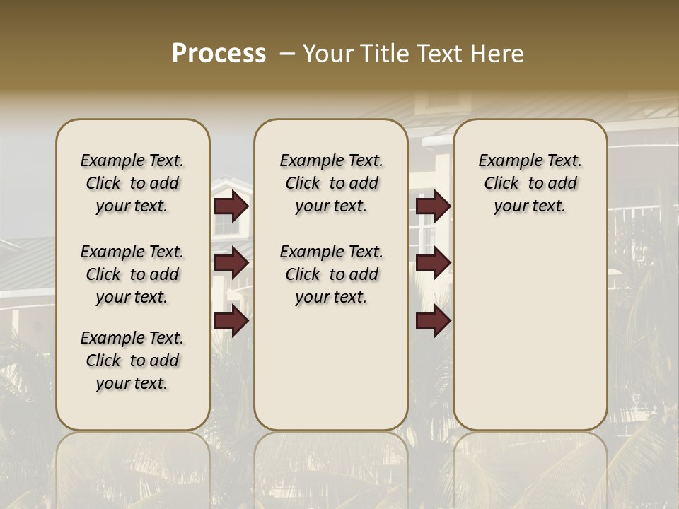 Building Florida Keys December PowerPoint Template