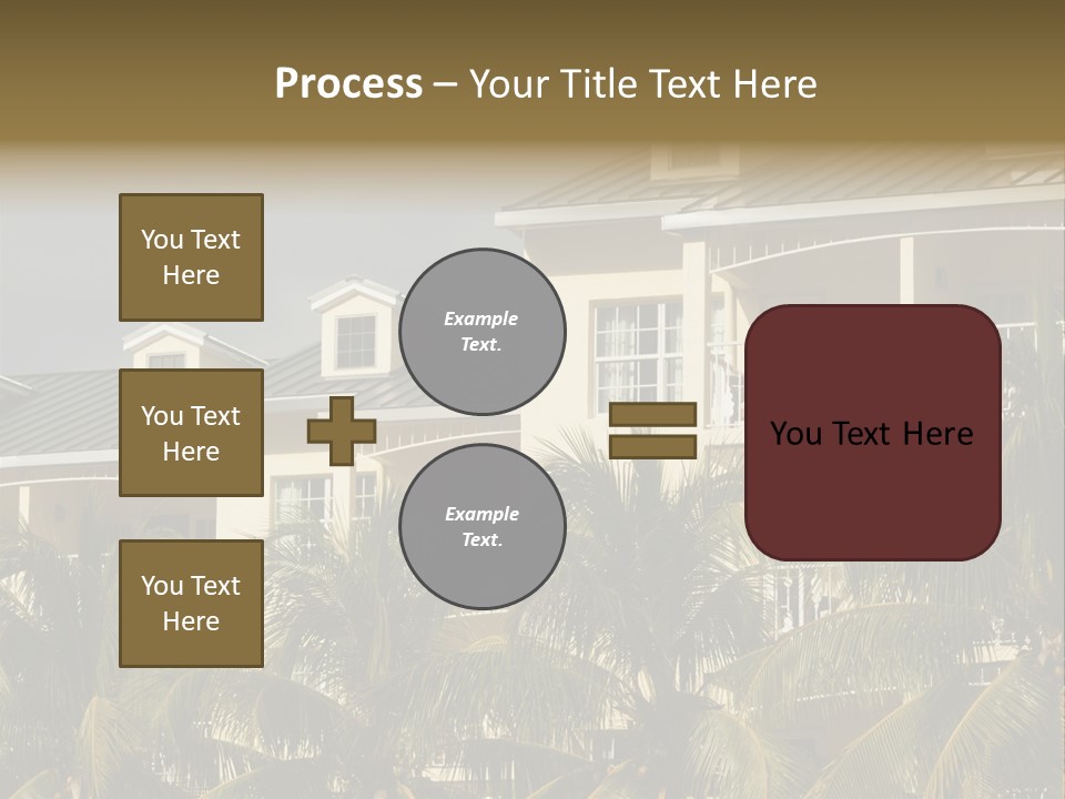 Building Florida Keys December PowerPoint Template
