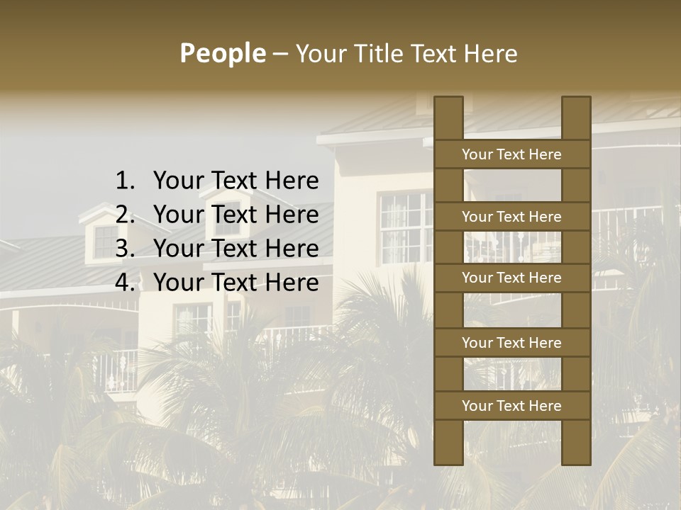 Building Florida Keys December PowerPoint Template