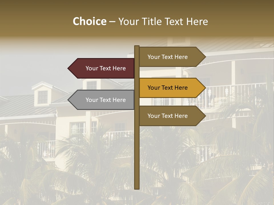 Building Florida Keys December PowerPoint Template