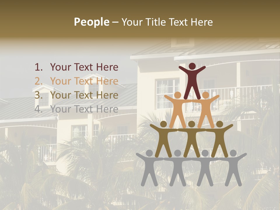 Building Florida Keys December PowerPoint Template